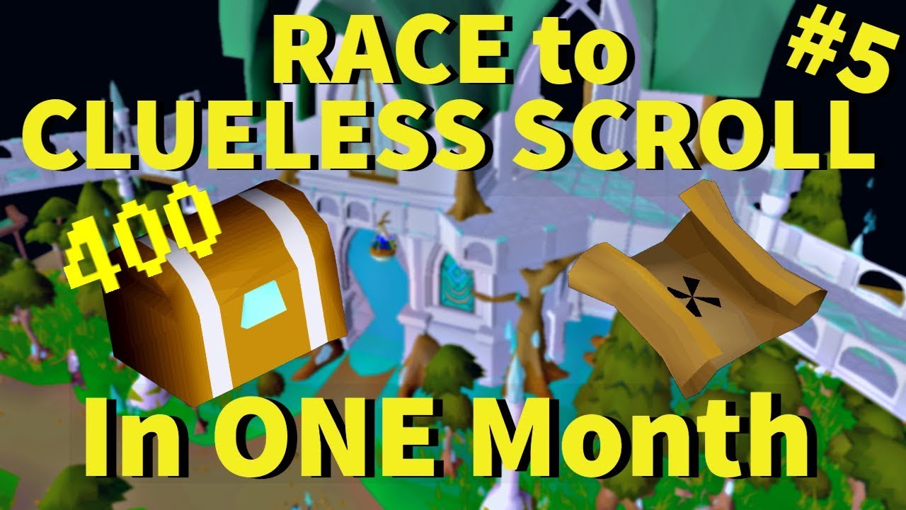 OSRS RACE To CLUELESS SCROLL 5 One Month Of Medium Clues Challenge