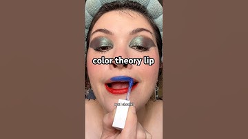 Lipstick color theory! Red + Blue =??