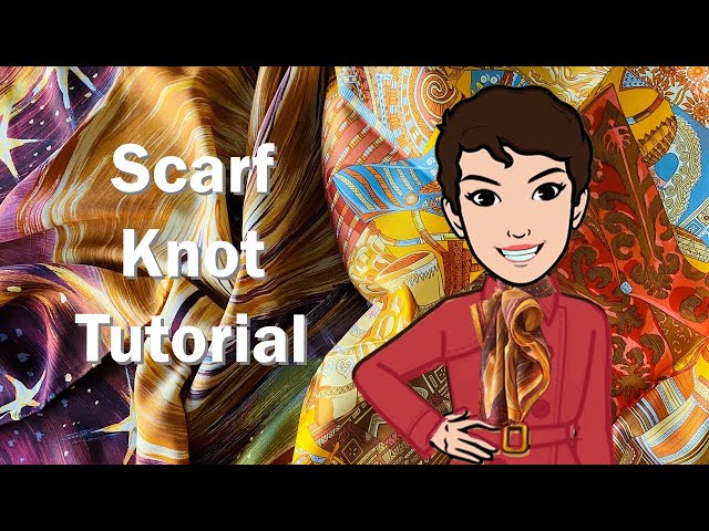 How To Tie An Hermès Scarf, Scarf Ring: Peek A Boo Knot Tutorial