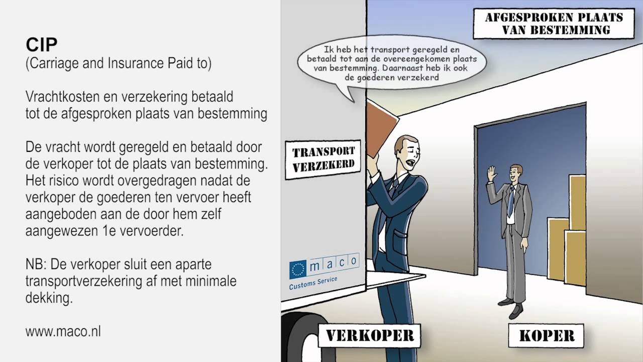 CIP Carriage and Insurance Paid to YouTube