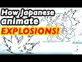 Tips & Tricks on How to draw EXPLOSIONS｜Japanese anime & Manga
