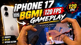 iPhone 17 BGMI : 120 FPS GAMEPLAY | NEW 4.4 UPDATE 🥶