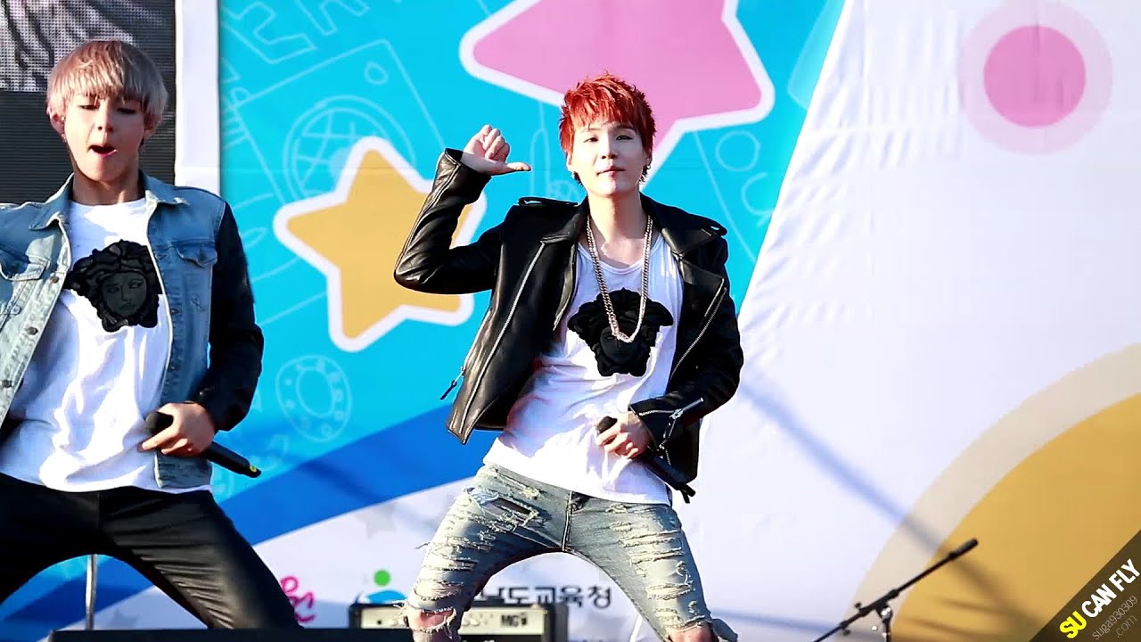 141025 함안 청소년 한마음 축제_호르몬전쟁 (BTS 슈가) - YouTube