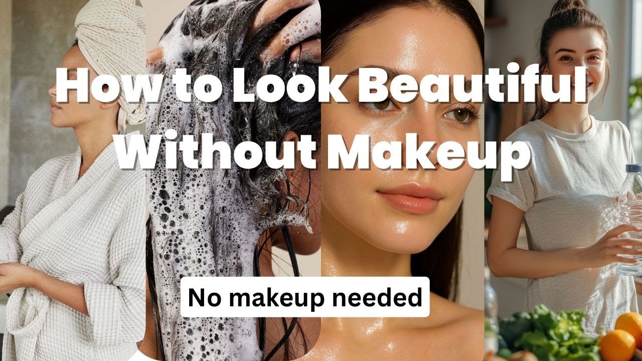 How to Look Beautiful Without Makeup | Natural Beauty Tips That ...