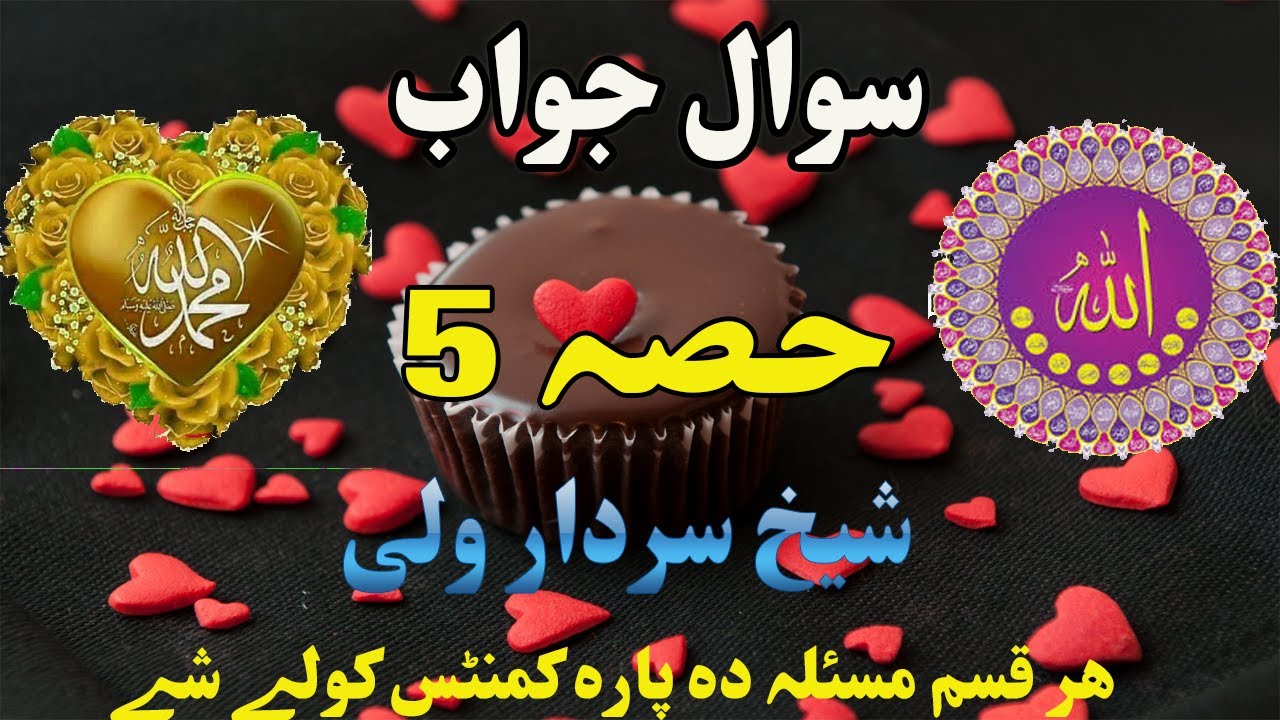 Pashto bayan sawal jawab پشتو بیان سوال جواب part 5 by shaikh sardar wali