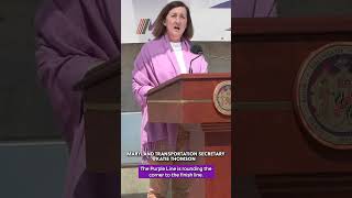 Last rail of the Purple Line is installed in Maryland #maryland #transportation #purpleline