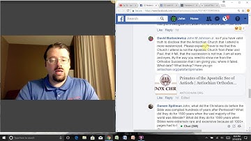 Reformed Christianity vs. Eastern Orthodoxy: Response to David (Dave) Bartosiewicz and Damen 1