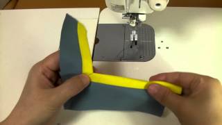 洋裁の先生が教える 内向きの角にバイアステープをキレイにつける方法　凹編