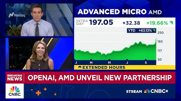 AMD stock skyrockets 25% as OpenAI looks to take stake through AI chip deal