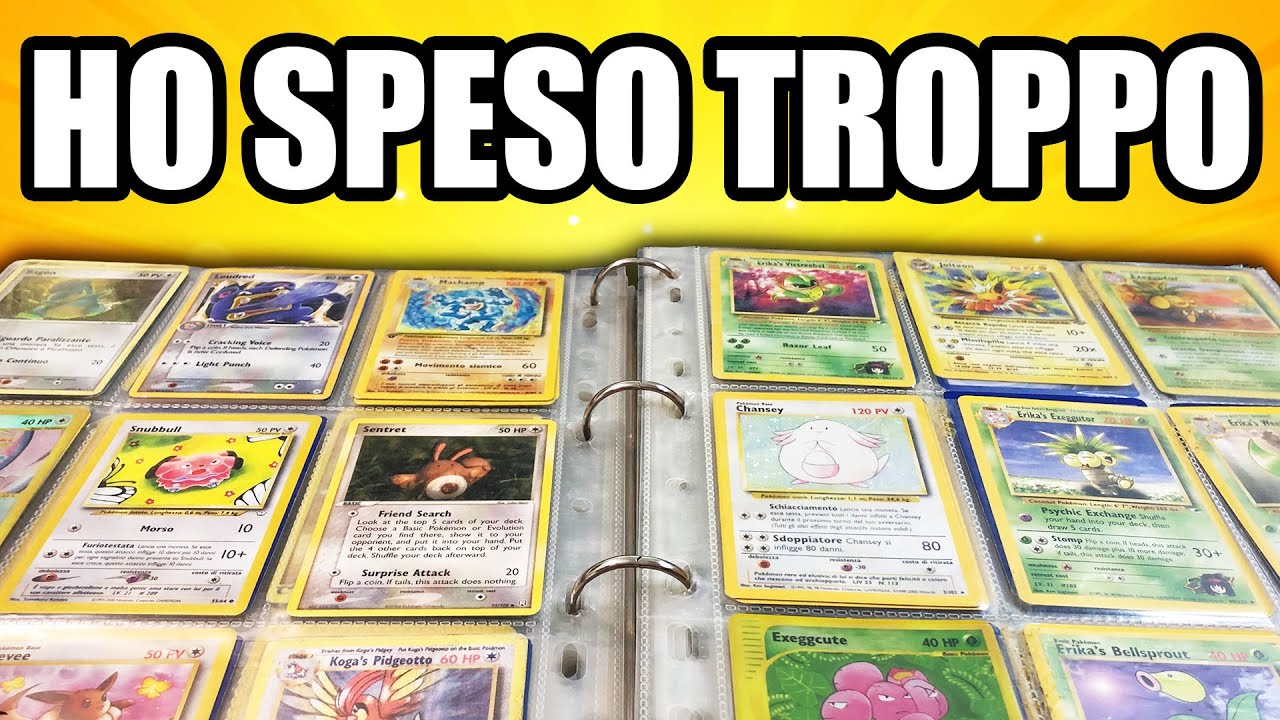 Ho Comprato UN ALBUM INTERO di Carte Pokémon di 20 ANNI FA (e non me ne ...