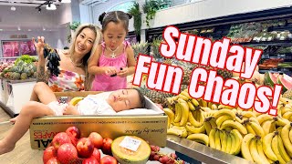 Sunday Funday: Surf, Snacks & Grocery Runs with the Kids!