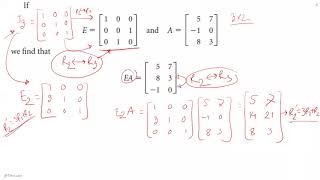 LA Lec 05 Elementary matrices and finding inverse of matrix
