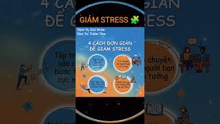 🆚4 CÁCH ĐƠN GIẢN ĐỂ GIẢM STRESS🧖💤#xh #new #healing #strees#managestress #study #coping#office #tips