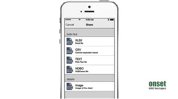 HOBO Temperature/Humidity Logger MX1101 for mobile devices | HOBO