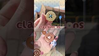 DIY Accessories with Clay buttons 🧵🧷 #whimsical #dopamine