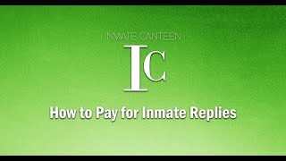 How to Pay for Inmate Replies