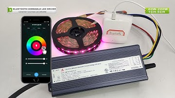 How to use Bluetooth Dimming LED driver to connect to Smart Tuya App for remote control