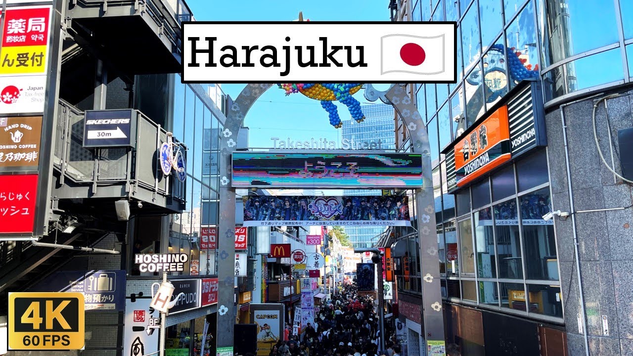 Harajuku & Omotesando | 4K 60 fps in Japan