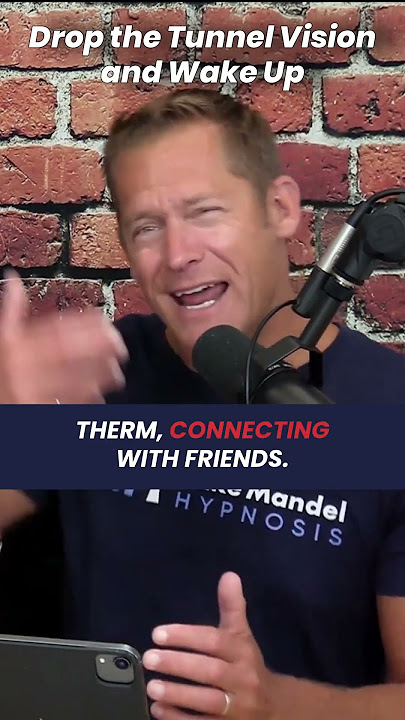 Drop the Tunnel Vision and Wake up! #mikemandelhypnosis #tunnelvision #empowerment #mindset