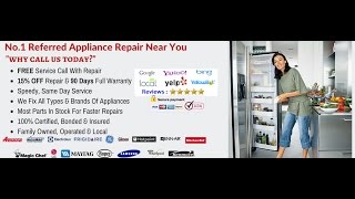 Appliance Repair Gainesville GA| Call To Get 15% Off Labor