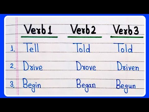 What Is Verb 2