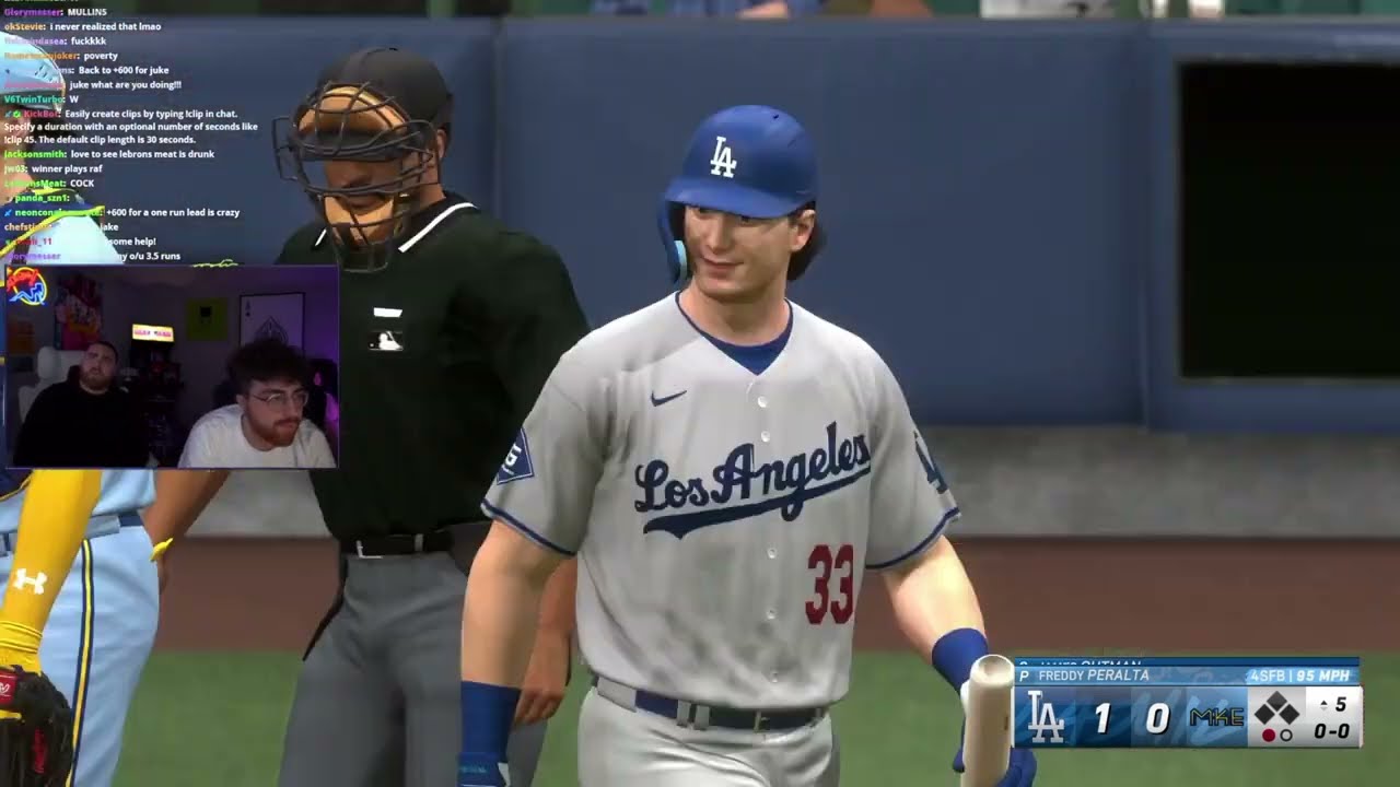 LosPollosTV vs his brother Jake in MLB The Show 24 was cinema!