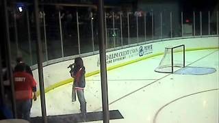 Zendaya C. singing the National Anthem for 11/19/11 hockey game