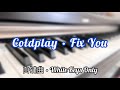 Coldplay  fix you white keys only piano coverby huey wen