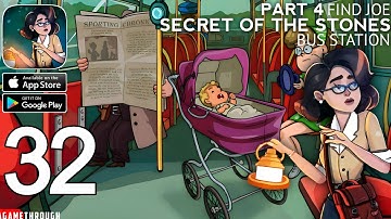 Find Joe - Secret of the Stones BUS STATION Part 4 Walkthrough (Android / IOS)