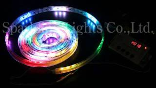 RGBで光の流れるLEDテープライト_プログラムNo.018 RGBで光の流れるLEDテープライト_プログラムNo.018