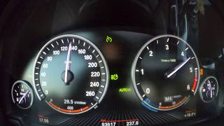 BMW 530d F10 258 bhp stock 0 - 100 acceleration test