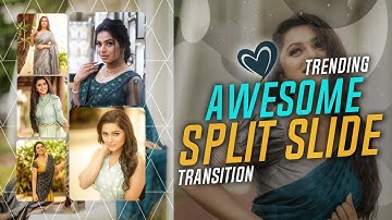 Awesome Split slide transition alight motion with Xml File || Alight motion preset #alightmotion