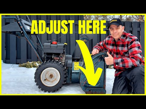 Raise Your Snowblower for Gravel Driveway // Stop Throwing Rocks