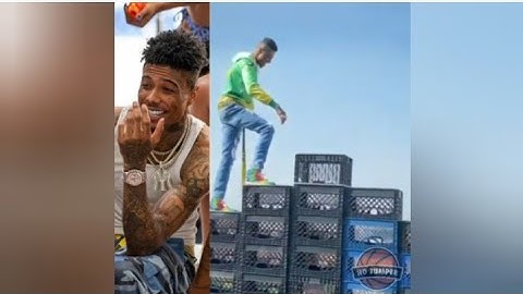 Blueface is a Master in The Crates Challenge 🔥⚡ #shorts