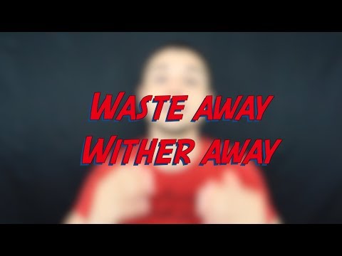 Waste away / Wither away - W38D4 - Daily Phrasal Verbs - Learn English online free video lessons