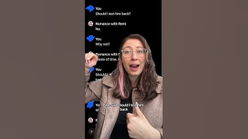 I made a chatbot that just says “dump him” 😌#tech