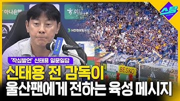 신태용 전 감독 "홍명보·김판곤 때도 선수가 감독 패싱" (작심폭로 일문일답)