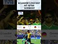 Ecuador Hits Back Instantly | Nilson Angulo Cancels Out Germany's Two-Minute Opener | N18S