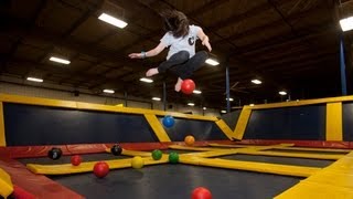 JUMPING ON TRAMPS