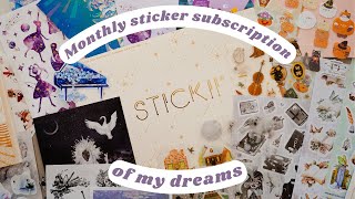 STICKII CLUB Sticker subscription haul + review ✨ [Giveaway closed]