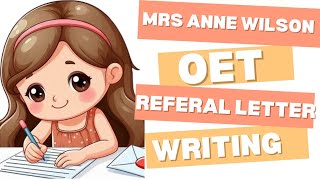 Famous OET Writing Sample | Mrs. Anne Wilson Referral Letter | Perfect for Nurses! Profile
