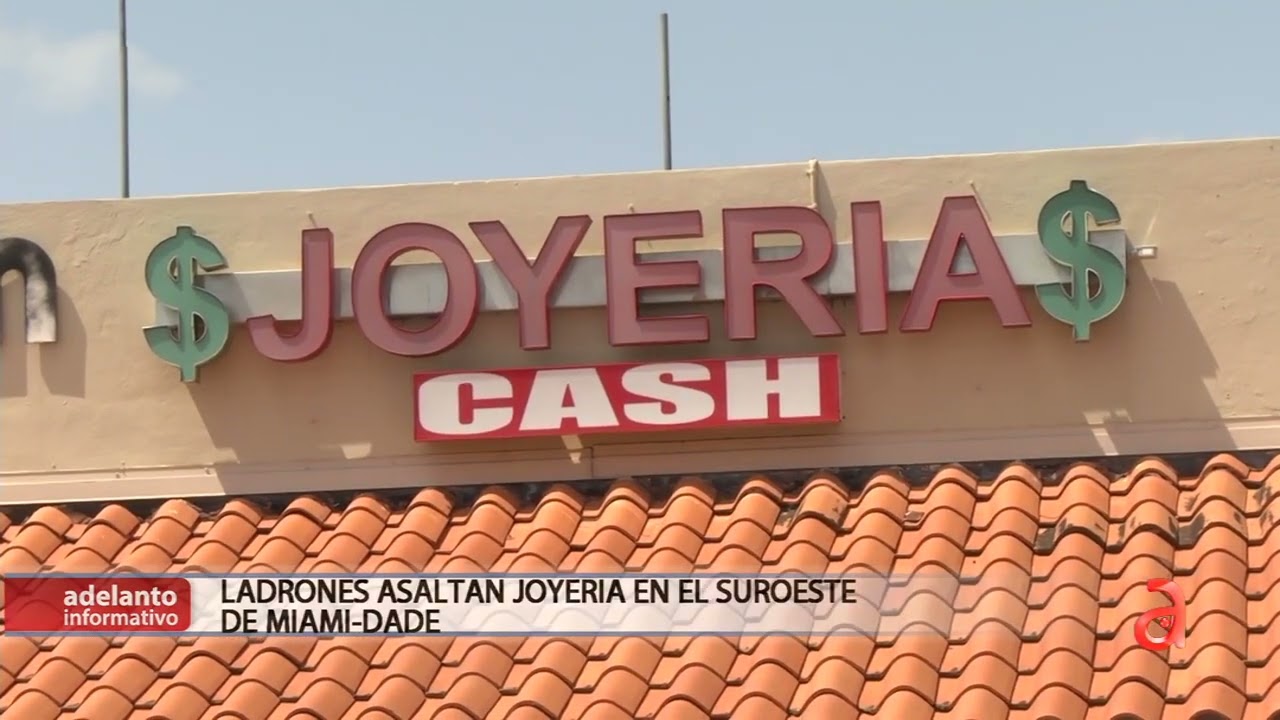 americateve | Ladrones asaltan una joyería de Miami robándose casi 1 millón de dólares en prendas