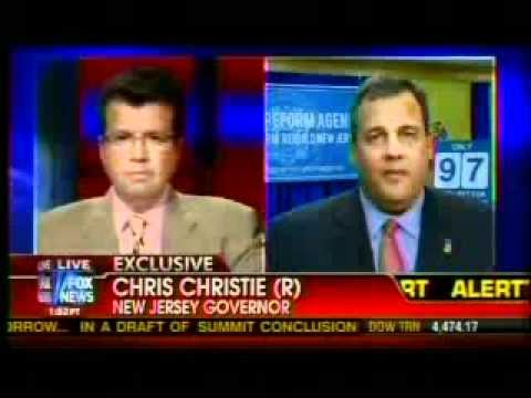 FNC: NJ Gov Chris Christie Praises Meg For "Fiscal Sanity"