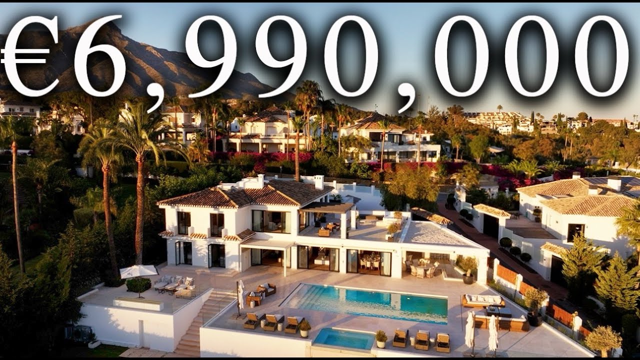 Touring a €6,990,000 modern home with SPA, Massage Rooms, Bars & MORE!