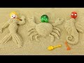 SUPERHERO BABIES MAKE SAND FIGURES ❤ SUPERHERO PLAY DOH CARTOONS FOR KIDS