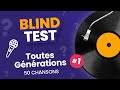 Blind test  toutes gnrations  50 chansons  quiz musical