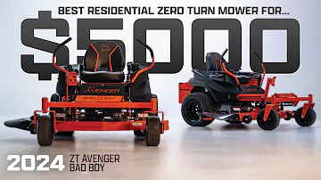 BEST RESIDENTIAL MOWER FOR $5000 | 2024 Bad Boy ZT Avenger