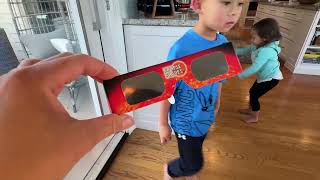 Solar Eclipse Glasses AAS Approved 2024   Made in the USA CE and ISO Certified Safe Shades for Direc