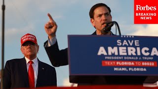Marco Rubio Decries 'Socialism And Communism And Marxism' At Trump Rally