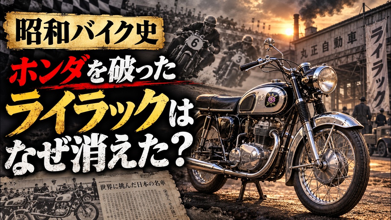 Showa Motorcycle History] What Was the Vanished Legend 
